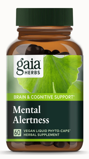 Gaia Herbs Mental Alertness 60s